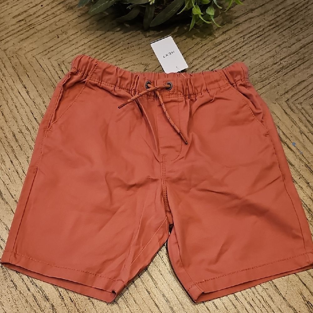 NEXT Terracotta Drawstring Shorts Size 8 NWT